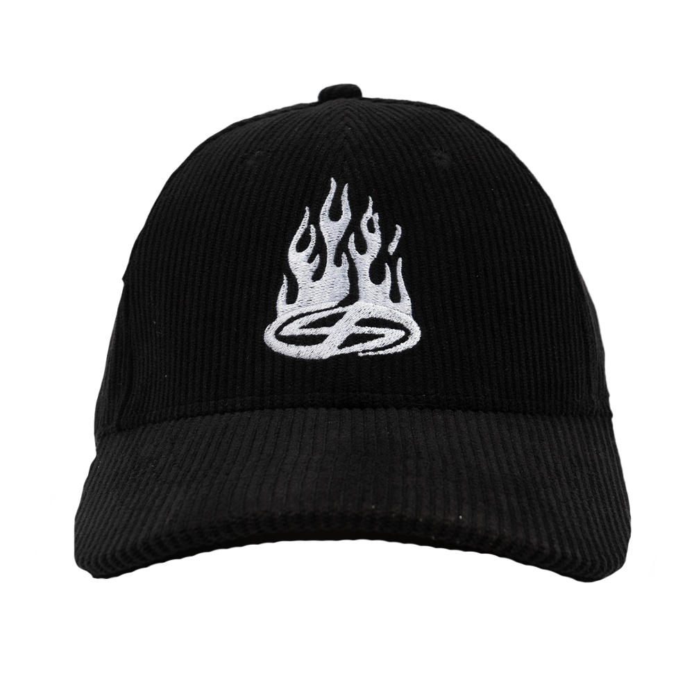 Corduroy Cap in Noir